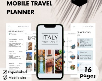 Trip Itinerary, Holiday Planner, Editable Travel Itinerary Template, Girls Trips, Canva Template, Group Trip, Traveling Guide