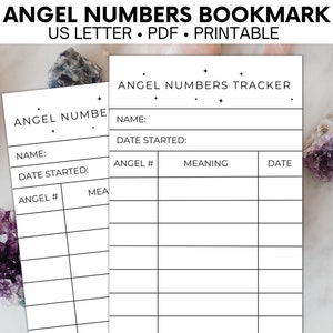 Spirituelles Lesezeichen, Engel Zahlen, Aura Numerologie, Glückszahl, Engel Zahlen Orakel, Botschaft Ihres Geistführers