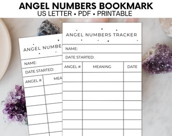 Spiritual Bookmark, Angel Numbers, Aura Numerology, Lucky Number, Angel Numbers Oracle, Message From Your Spirit Guide