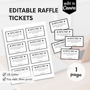 Sofortiger Download, druckbare Raffle Schein, Individuell, diy Schein, Geben Sie ein, um Vorlage zu gewinnen, geben Sie ein, um druckbare zu gewinnen, sofortiger Zugriff
