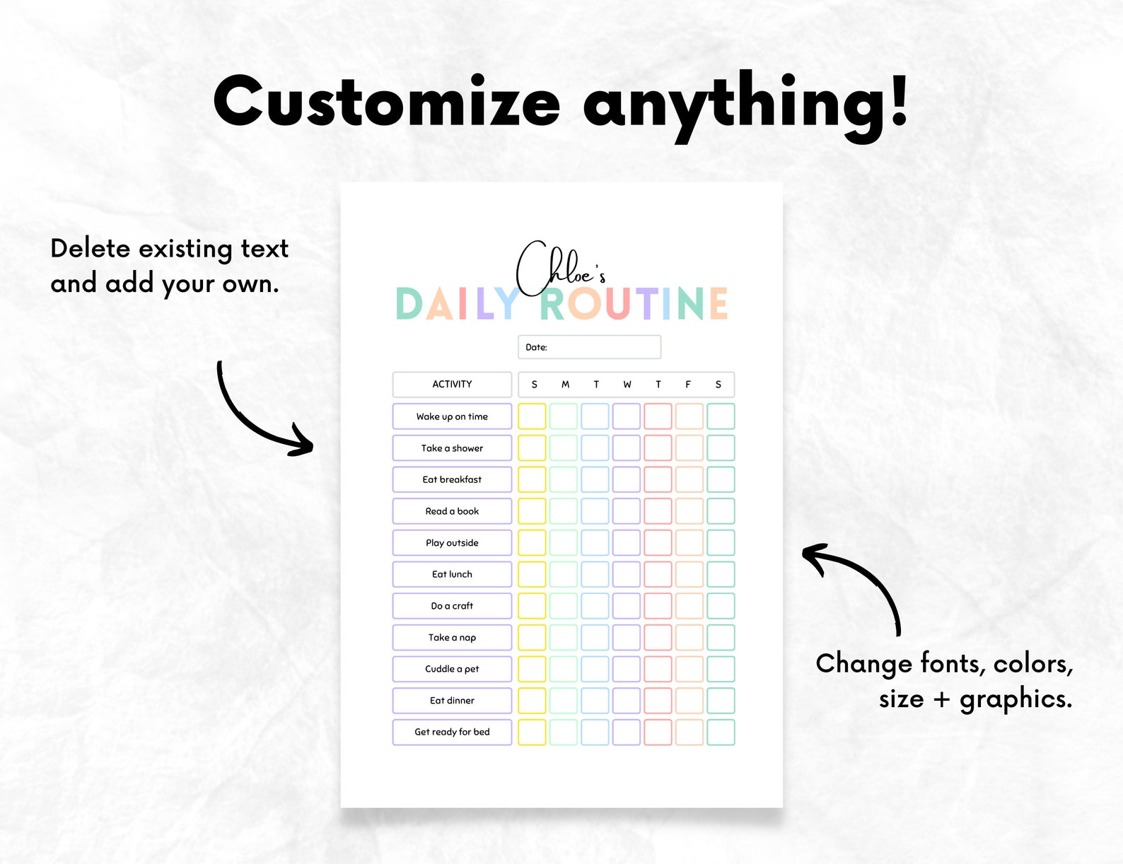 chore-chart-for-kids-chore-chart-morning-routine-for-kids-etsy-uk