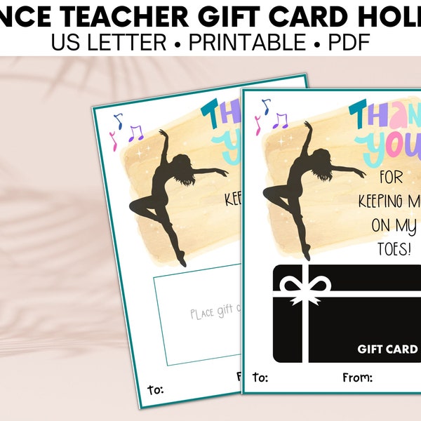 Dance Teacher Gifts Etsy