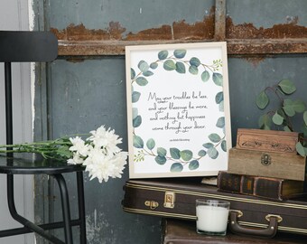 Que tus problemas sean menos, regalo cristiano, decoración irlandesa, lámina de boda, bendición irlandesa, lámina del Día de San Patricio, regalo de Irlanda
