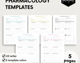 Appunti della scuola infermieristica, pacchetto di farmacologia, download digitale di farmacologia, modello infermieristico, guida allo studio per studenti di infermieristica