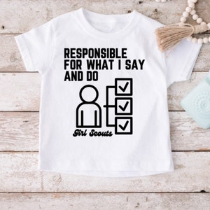 Girl Scout Shirt- Customize For Troop
