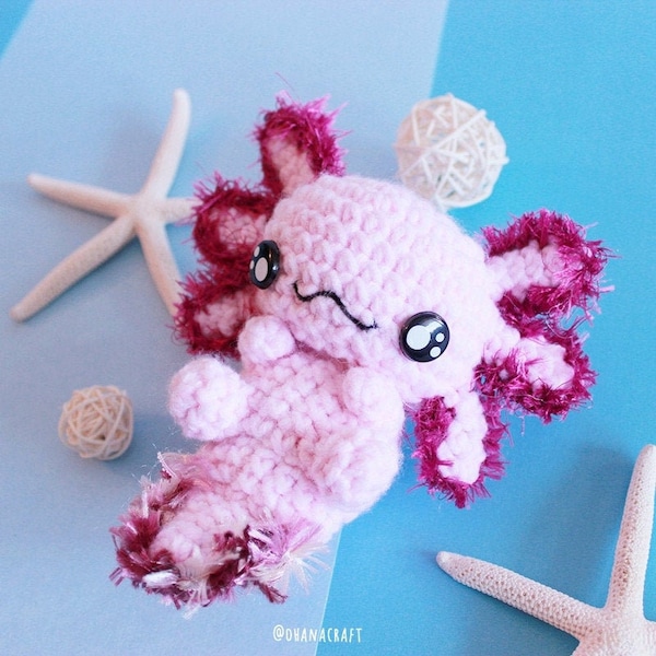 Woobles Axolotl Patterns Etsy Canada