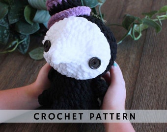 Patron Docteur Peste Crochet | Patron amigurumi au crochet | Téléchargement instantané du fichier numérique PDF
