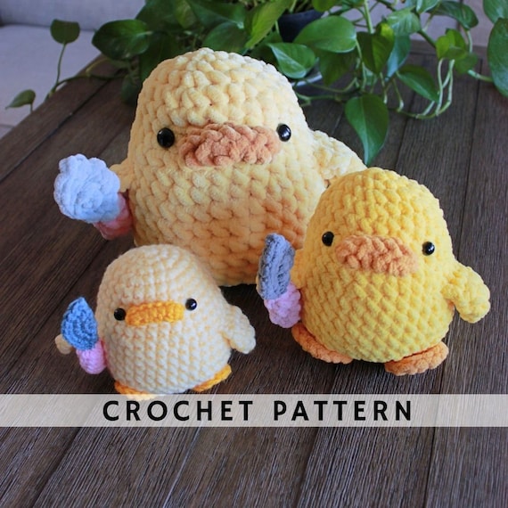 Ente mit einem Messer Duck You 3 in 1 Häkelanleitung Amigurumi PDF Instant  Download -  Schweiz