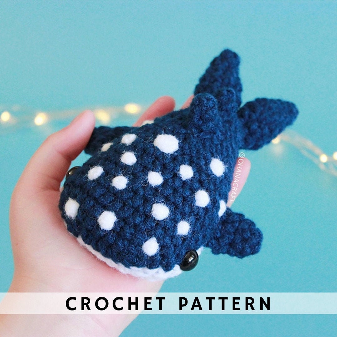 Jinbo the Whale Shark Crochet Pattern Crochet Whale Shark Etsy Australia