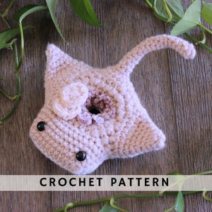 Donut Ray Crochet Pattern, Crochet Animal , plushies pattern| crochet donut animals  | Amigurumi Pattern PDF Instant Download