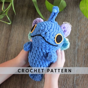 Blue fish Crochet pattern |  Amigurumi crochet pattern | PDF digital file instant download