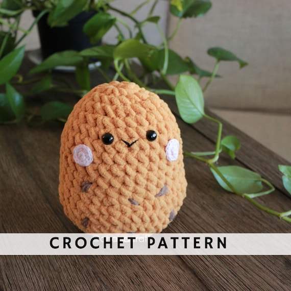 Easy Crochet Amigurumi Tutorial - Potato 