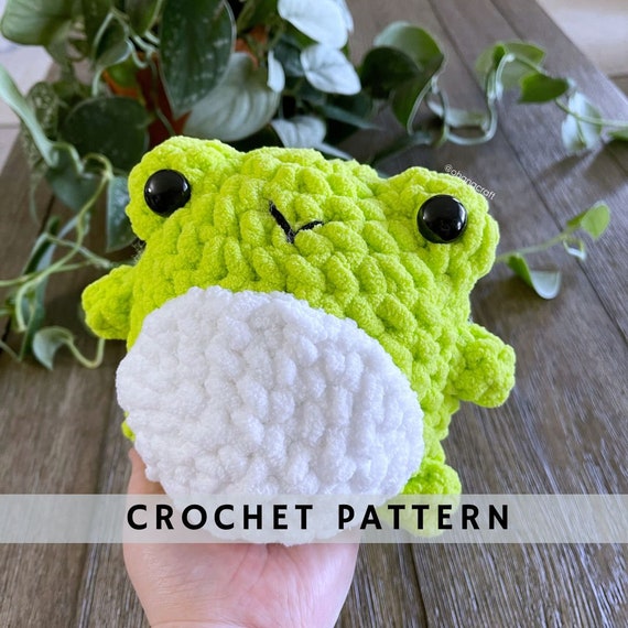 Chunky frog: Crochet pattern