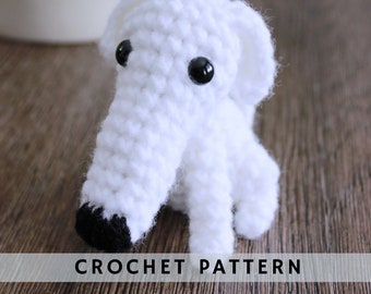 Borzoi crochet pattern , Amigurumi pattern, crochet puppy Plushie Toy pattern