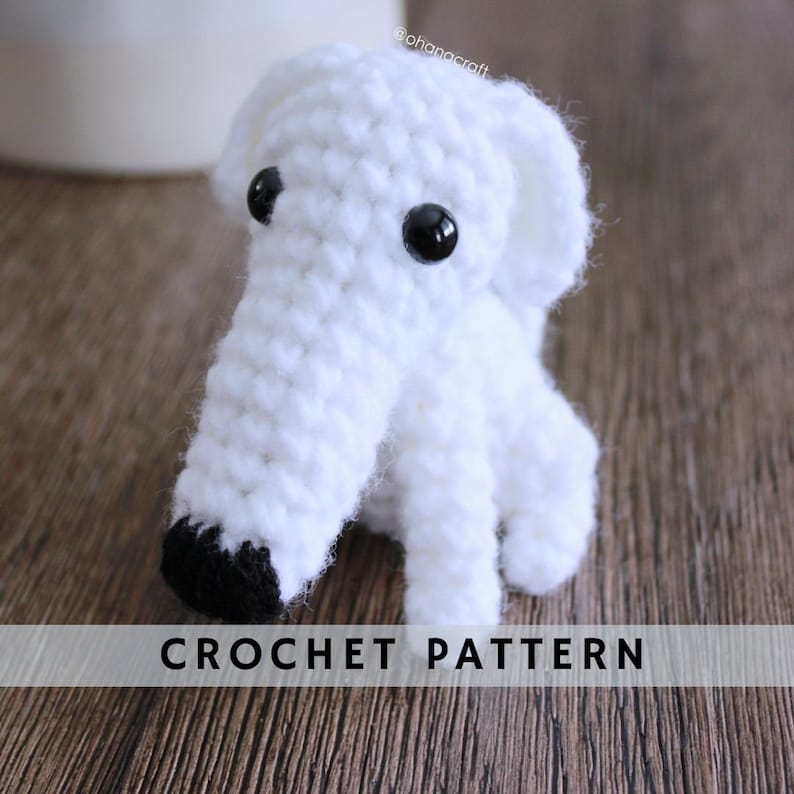 Borzoi crochet pattern , Amigurumi pattern, crochet puppy Plushie Toy pattern image 1