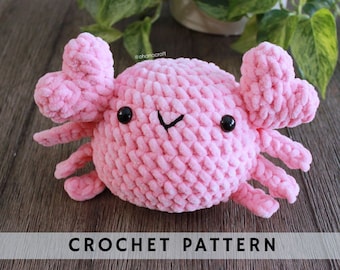 Crabby Love Crochet pattern ( Low Sew)  | Amigurumi crochet pattern | PDF digital file instant download