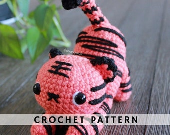 Chinese New Year Tiger Amigurumi Pattern PDF Instant Download