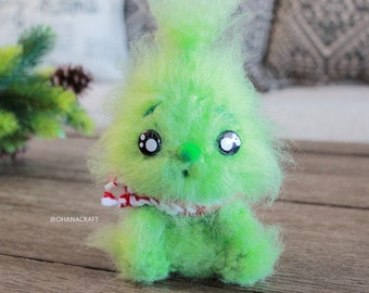 Baby Green monster , Maxi crochet dolls, Crochet  Plushies Made to order