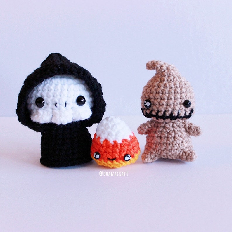 My Halloween Friends BUNDLE crochet amigurumi PDF pattern image 2