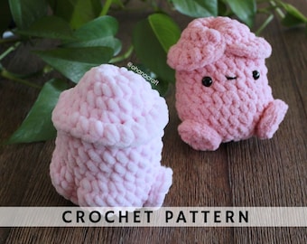 Chubby crochet pattern ( 2 versions) | Amigurumi crochet pattern | PDF digital file instant download
