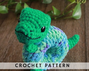 Donut Rex Crochet Pattern, Crochet T-Rex Crochet Animal, motif de peluches | dinosaure beignet au crochet | Patron Amigurumi PDF Téléchargement instantané