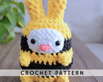 ChiBee Crochet Plushie Pattern | Amigurumi crochet pattern , crochet bee