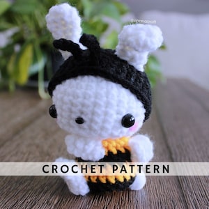 BunBee Crochet pattern | Amigurumi | crochet bee , crochet plushies