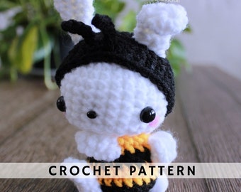 BunBee Crochet pattern | Amigurumi | crochet bee , crochet plushies