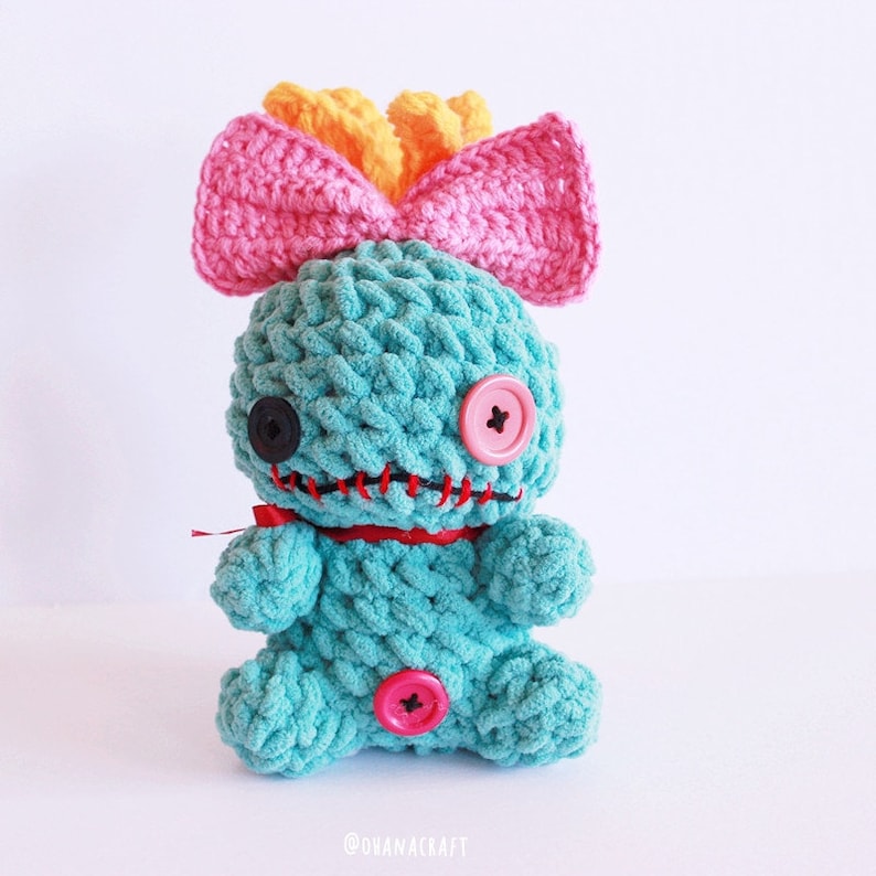 Crochet Lilo et Stitch Scrump et Angel inspiré crochet Etsy