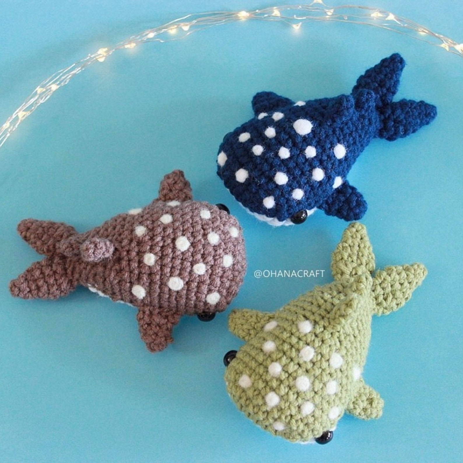 Jinbo the Whale Shark Crochet Pattern Crochet Whale Shark Etsy