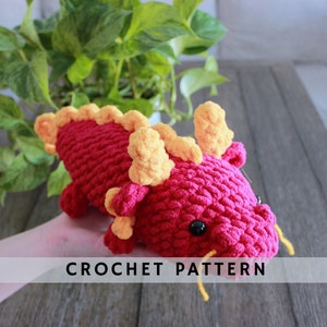 Year of the Dragon Crochet pattern | Amigurumi crochet pattern | PDF digital file instant download