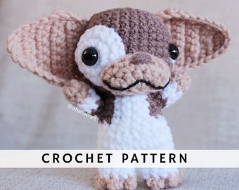 Gizmo , Gremlin crochet amigurumi PDF pattern