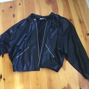 Black Leather Vintage Jacket
