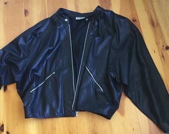 Black Leather Vintage Jacket