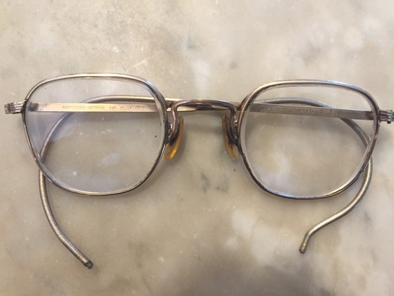 Eyeglass 12KT gold frame Vintage 40's - image 5