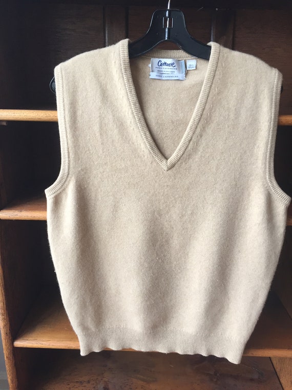 Vintage Men's Cashmere Vest
