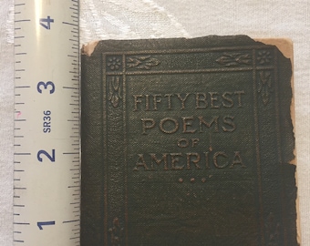 Antique Little Book of American Poets Work