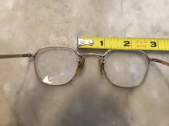 Eyeglass 12KT gold frame Vintage 40's - image 4