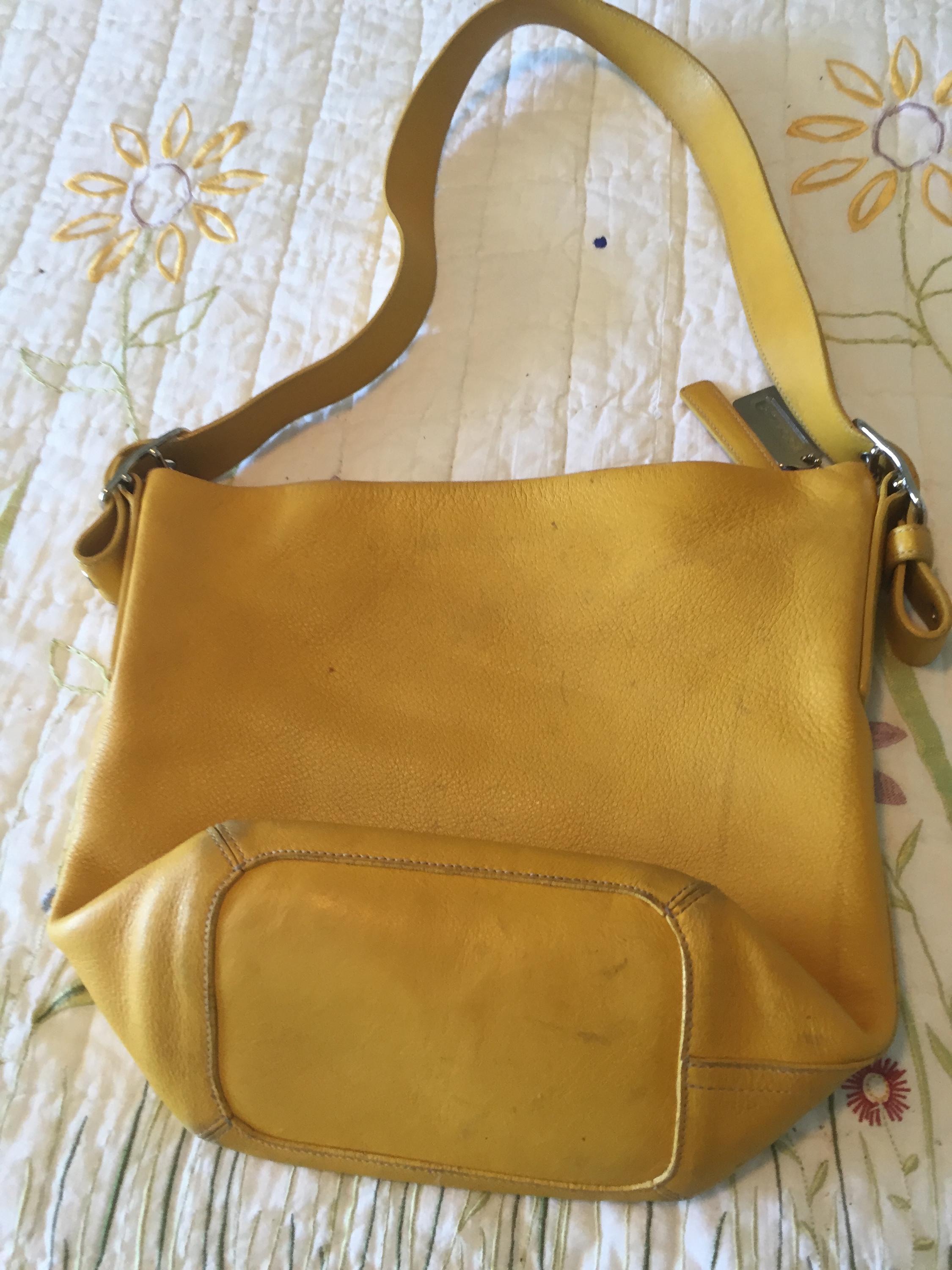 Yellow Coach Purse - Etsy Yellow Coach Purse - Etsy