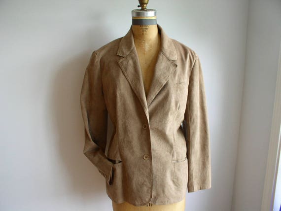 Designer Stephen Burrows 70's Ultra Suede Jacket