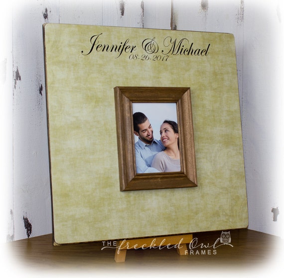 Large Wedding Guest Book Alternative Signature Frame Image 0