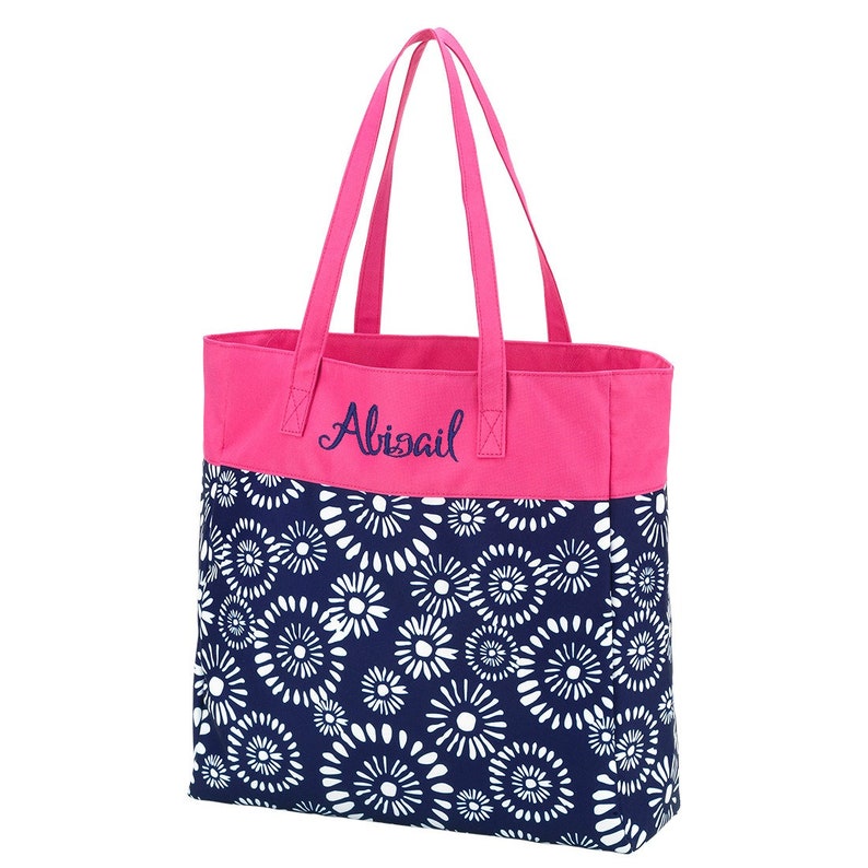 Girls Personalized Beach Bags Monogrammed Beach Bags for Girls Etsy