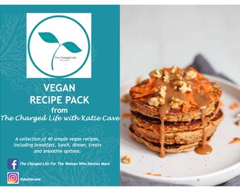 Paquete de 40 recetas veganas