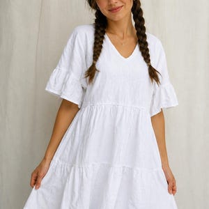 White Peasant Dress - Etsy White Peasant Dress - Etsy