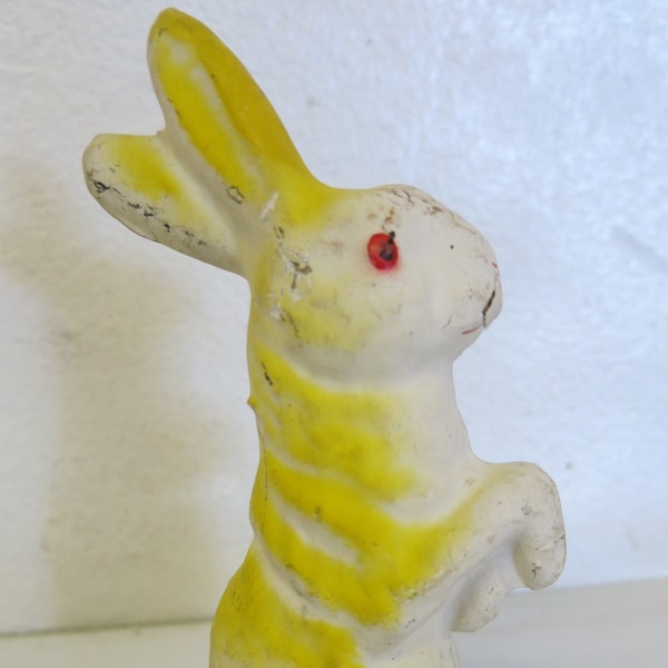 Vintage Paper Mache Easter Bunny Rabbit 1930's