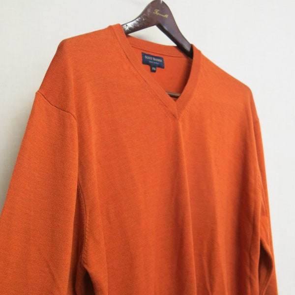 Orange Wool Sweater - Etsy