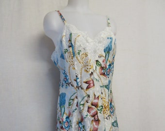 Camisón corto de satén con estampado floral Victoria's Secret talla grande/XL