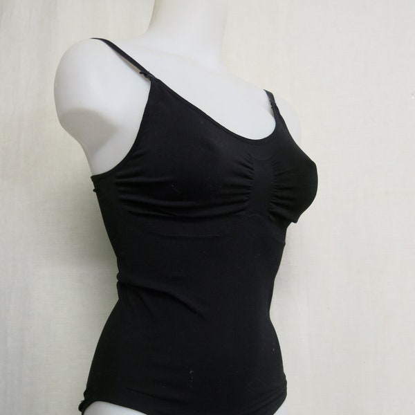 Schwarzer Body Shaper XL Body Bodysuit Stretch Support Bodysuit