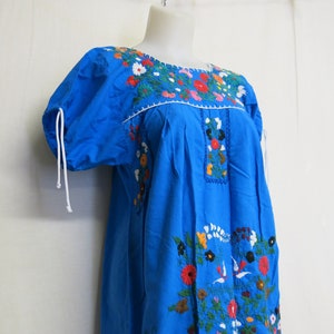 Mexican Blouse Mexican Dress Tunic Peasant Blouse Embroidery Blouse Cotton Boho Blouse