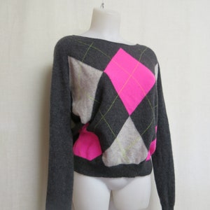 Kaschmir-Pullover Argyle Kaschmir-Pullover-Pullover klein